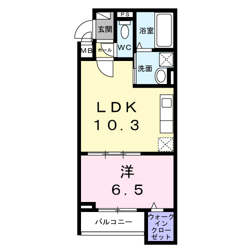 東一津屋アパート(027268101)の間取り