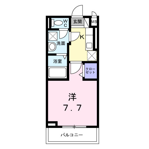 東一津屋アパート(027268101)の間取り