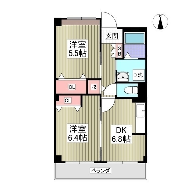 ヴィラモルティの間取り