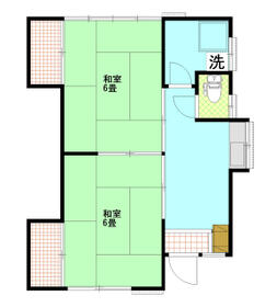 岩崎貸家の間取り