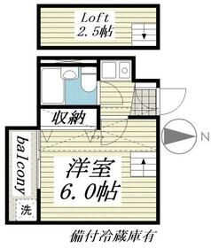 ジュネパレス松戸第88の間取り