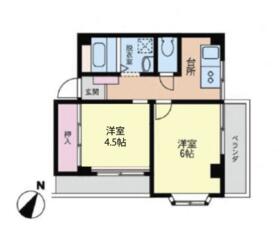 クレール三恵の間取り