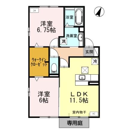 ローベルジュAの間取り