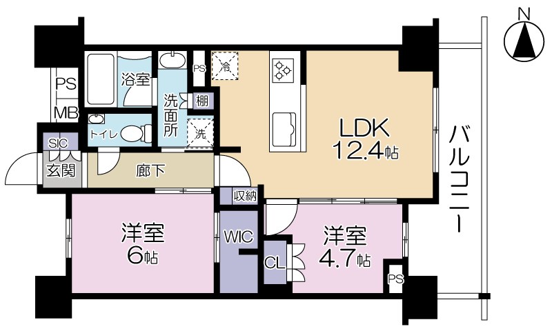 ガーラレジデンス府中市宮西町の間取り