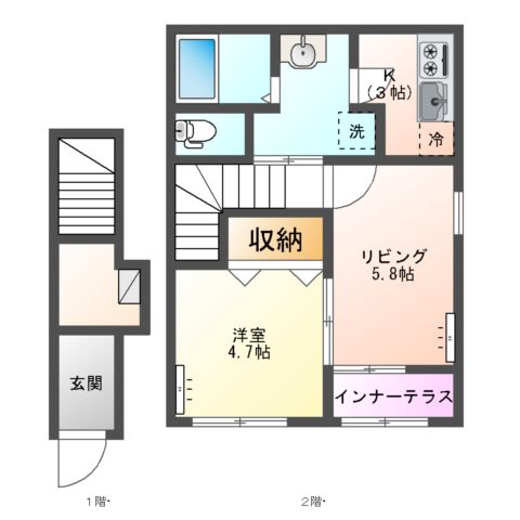 Halelea・Aoba(ハレレア・アオバ)の間取り