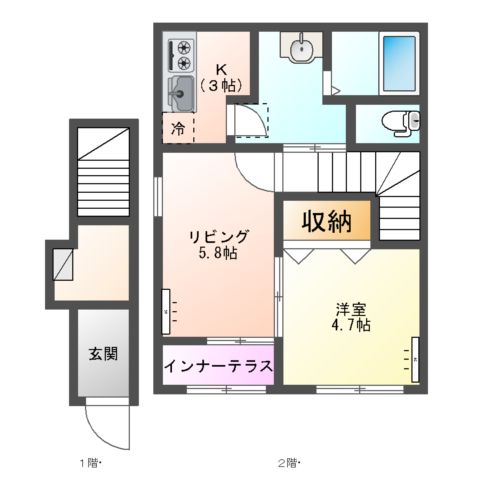 Halelea・Aoba(ハレレア・アオバ)の間取り