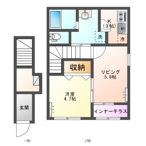 Halelea・Aoba(ハレレア・アオバ)の間取り