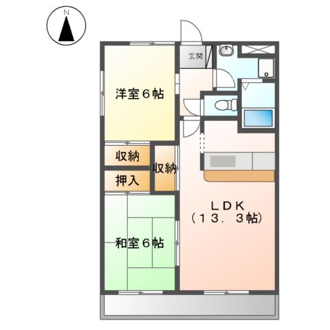 マクセージの間取り