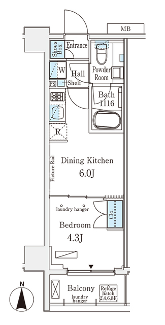 GLACIER大森の間取り
