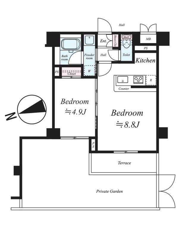 レヴィ亀戸の間取り