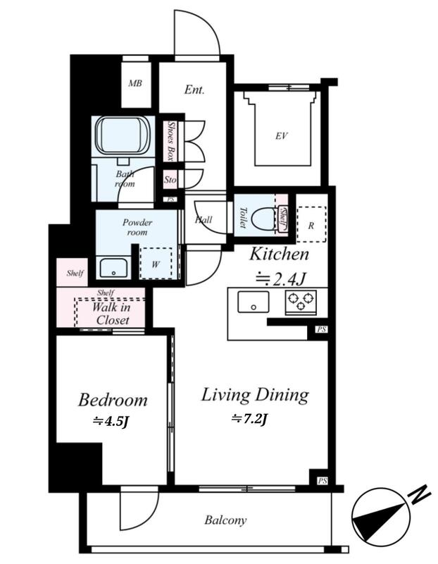 Log上野駅前の間取り