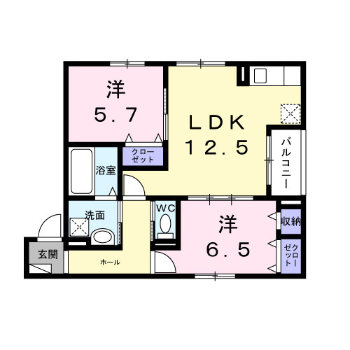 西淡路4丁目アパート(028444501)の間取り