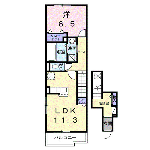 若松原3丁目アパート(028382801)の間取り