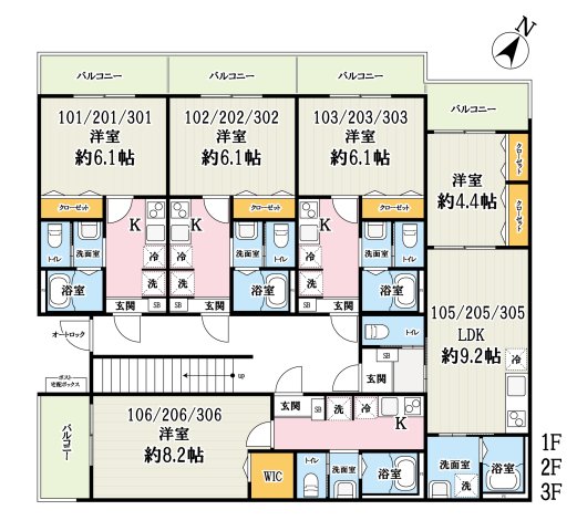 キャメル中浦和西堀の間取り
