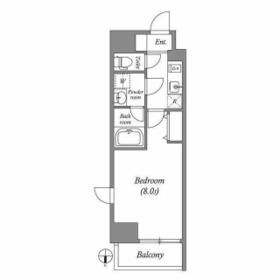 GENOVIA南千住Ⅲskygardenの間取り