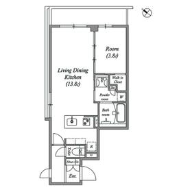 ルネサンスコート新宿余丁町の間取り