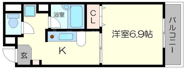 フォレスト森ノ宮 の間取り