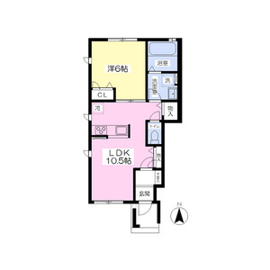 ベルソレイユ春岡A棟の間取り