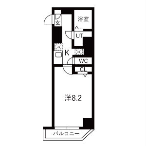 ジーベック東日暮里IIの間取り