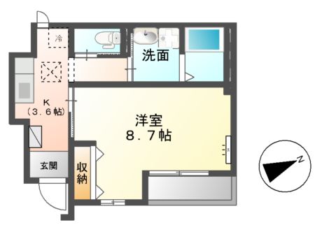 サンハイムの間取り