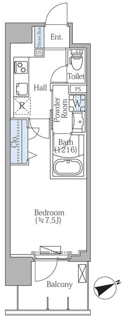 PRIME SQUAREⅢの間取り