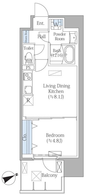 PRIME SQUAREⅢの間取り