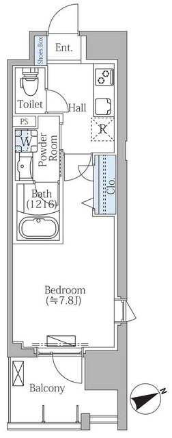 PRIME SQUAREⅢの間取り