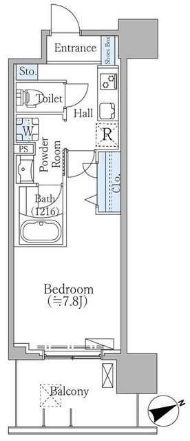 PRIME SQUAREⅢの間取り