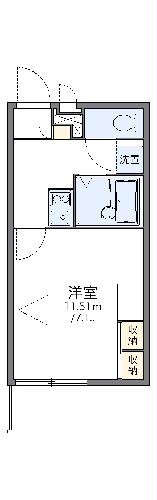 レオパレスマリオンの間取り