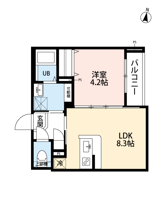 robot home 北浦和(ロボットホームキタウラワ)の間取り