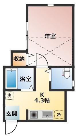 B‘collect衣笠の間取り