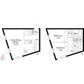 アバンティア中野新橋の間取り