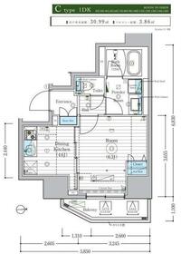 MAXIV東府中の間取り