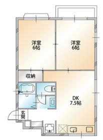 サンビレッチⅡの間取り