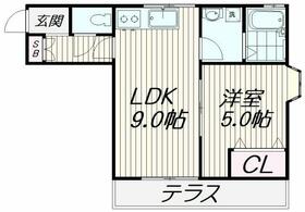 ル・カトレアⅡの間取り