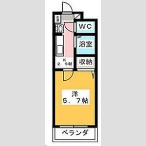 リエス上島Ｂの間取り