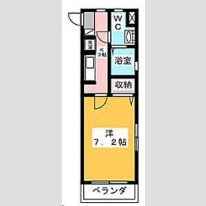 リエス上島Ｂの間取り