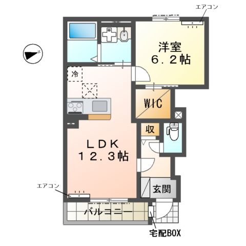 (仮称) 流山市加1丁目 アパートの間取り