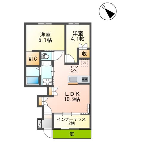 リヴェーラ(Rivera)の間取り