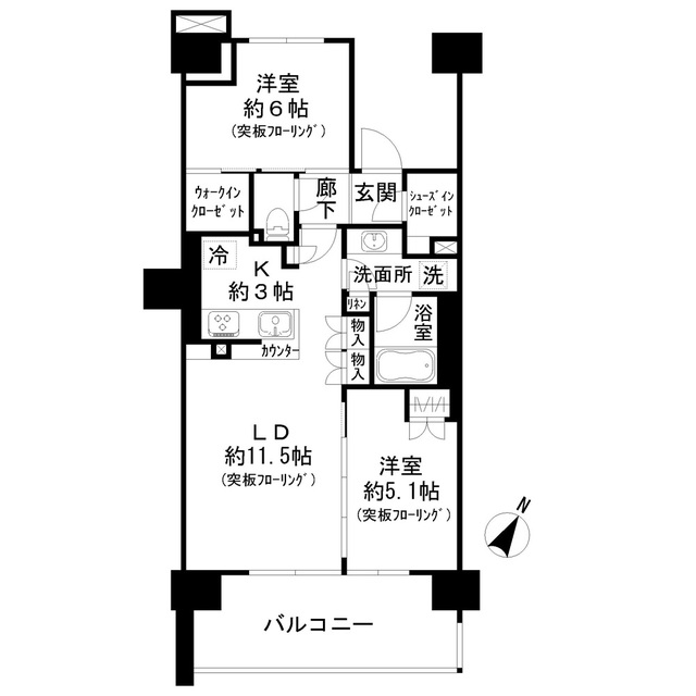 Brillia City 石神井公園 Aの間取り