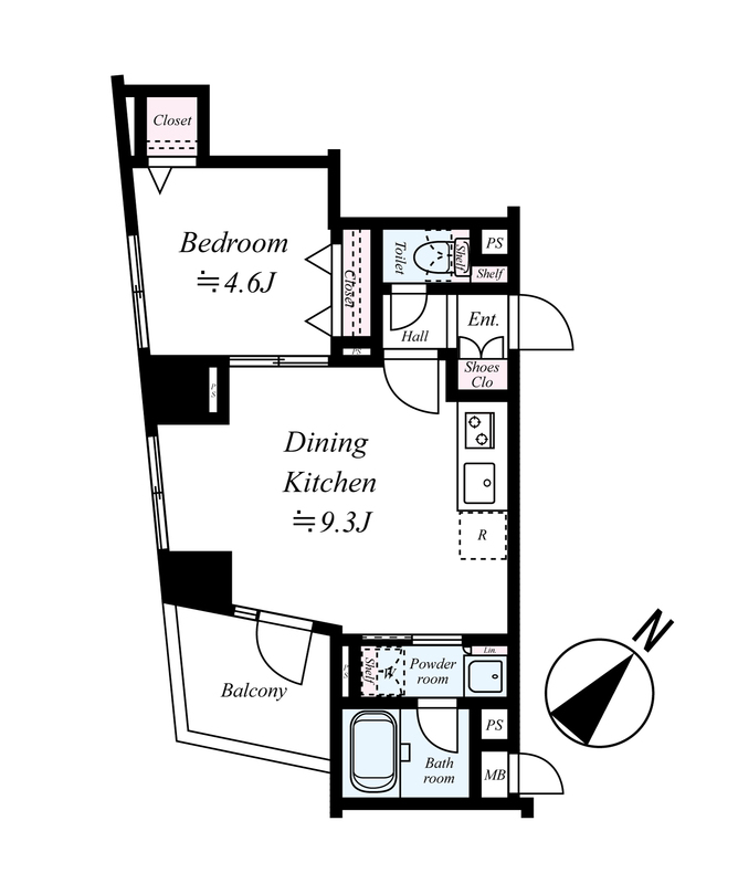 フェニックス新横濱クアトロの間取り