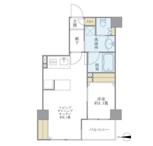 リックスαの間取り