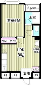 芝コーポ 一号館の間取り