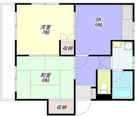 メゾン・ド・カルムDの間取り
