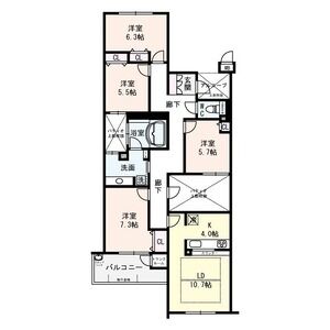 ディーグラフォート千里中央 アートロードリッチの間取り