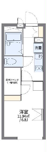 レオパレスプランタンの間取り