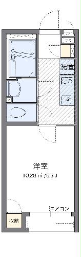 クレイノ壱番館の間取り