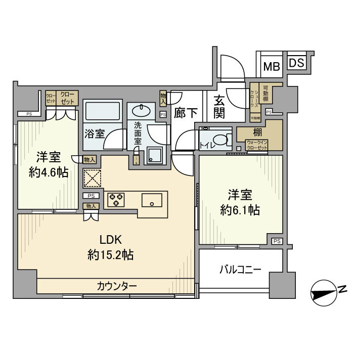 南青山マスターズハウスの間取り