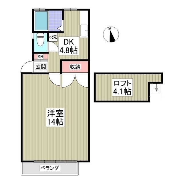 ユニオンⅡBの間取り