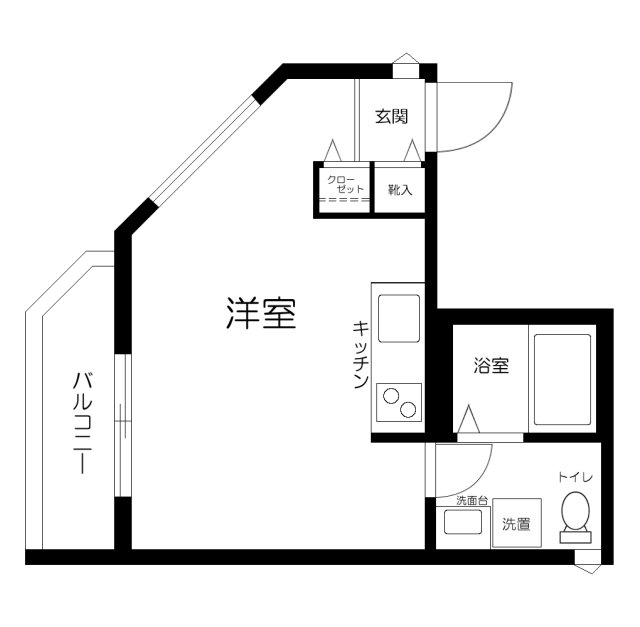 ウェール上馬の間取り
